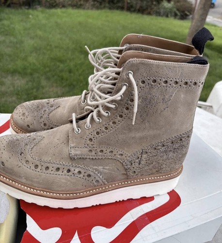 Grenson size boots tan beige - boots, tan/beige