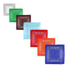 XL Extra Large Paisley Bandanna Head Scarf Soft Lightweight 24" x 24"