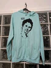 Muse Matt Bellamy Turquoise Hoodie Unisex M UK 12-14 Gift New Fleece Pullover