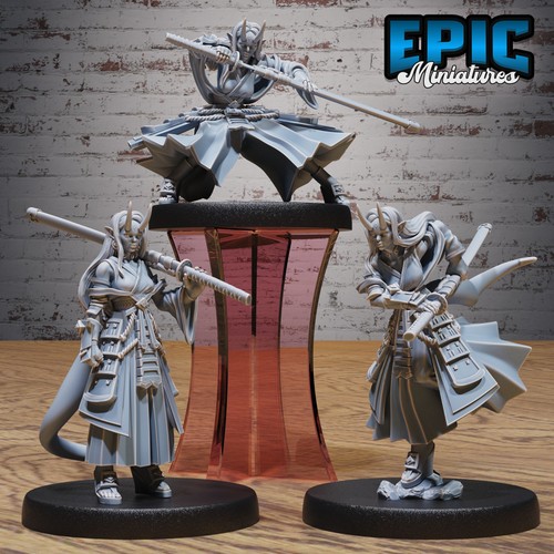 Mysterious oni girl - oni, miniatures