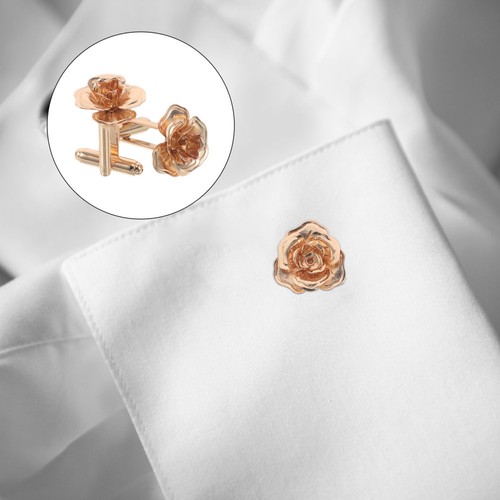 Pcs rose french cufflinks - pcs,