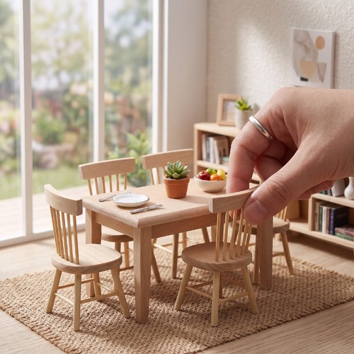 Dollhouse dining room - dollhouse,