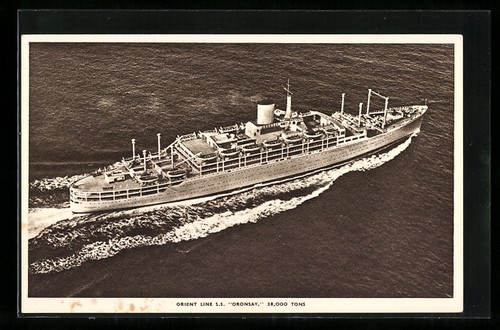 Postcard passenger ship - , ss