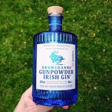 Gunpowder Gin Empty Glass Bottle 50cl + Cork Craft Collectors Wedding Upcycle