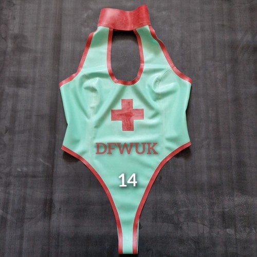Latex nurse thong - 14,