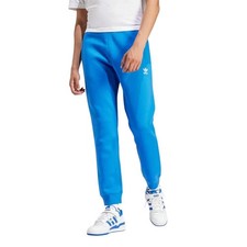 adidas ORIGINALS MEN'S TREFOIL ESSENTIALS SWEATPANTS JOGGERS BLUE RETRO NEW BNWT