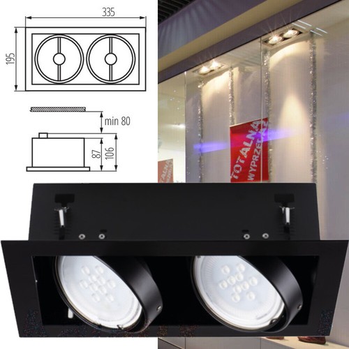 Twin double adjustable spot - twin,