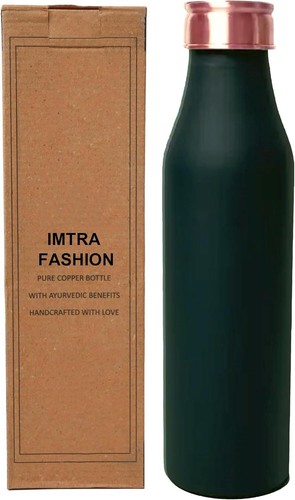 Pure copper water bottle - water,