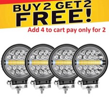 12V LED Work Light Bar Flood Spot Lights Driving Lamp Offroad Car Truck SUV