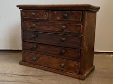 Antique Miniature Apprentice  Chest Of Drawers