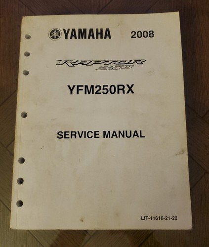 Yfm250rx yamaha 2008 service - yamaha,