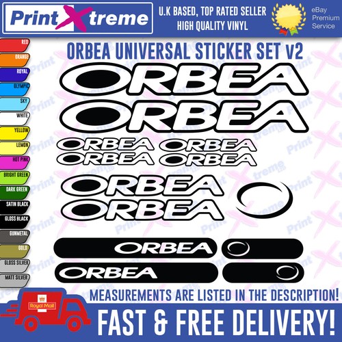 Orbea bikes decal stickers - orbea,