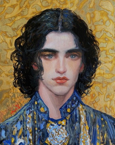 Original oil painting-Klimt