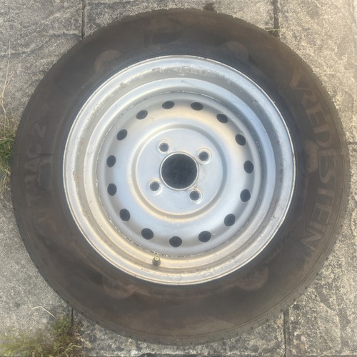 Triumph tr6 steel wheel - 15”,