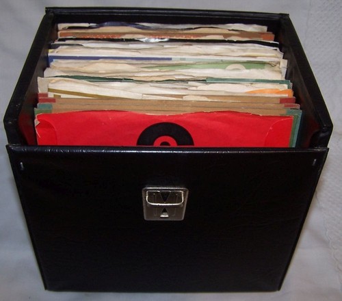 Record case vinyl 45s - ,