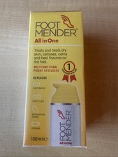 Footmender All In One Foot Treatment. 100ml. New. Dry Skin, Corns, Fissures Feet