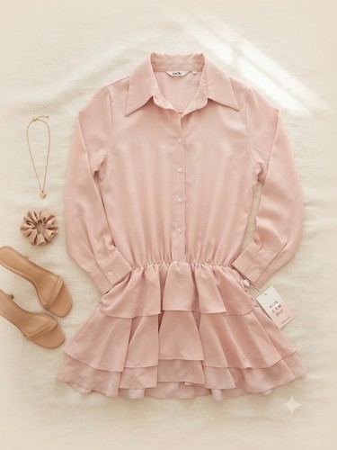 John zack pink collared button - zack,