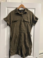 UK 14 New Look Khaki Playsuit