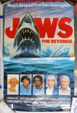 Jaws The Revenge Original Vintage 1987 Video Shop Rental Film Poster CIC