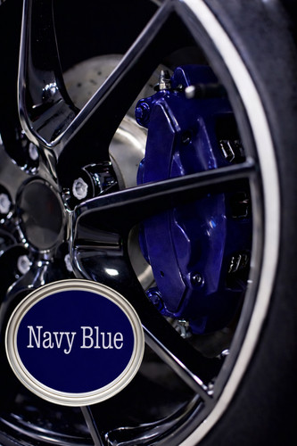 Navy blue gloss enamel - gloss, heat