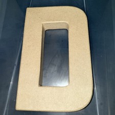 “D” LARGE PAPIER MACHE