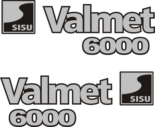 Valmet 6000 tractor decal set - tractor,
