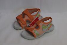 Nike Sandals Sunray Adjust 6 Kids Childrens Orange UK Size 5.5c Strap New