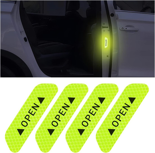4pcs reflective open - reflective, prompt