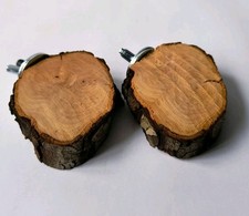 Bird Perches Set of 2 Wooden Platform Perches for Budgies and other small birds