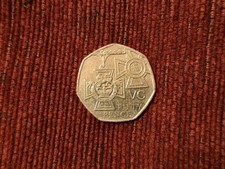 Victoria Cross / VC 2006 50p Coin Circulated Queen Elizabeth II Collectable 