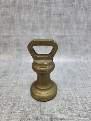 Antique vintage brass 4lb bell - antique,