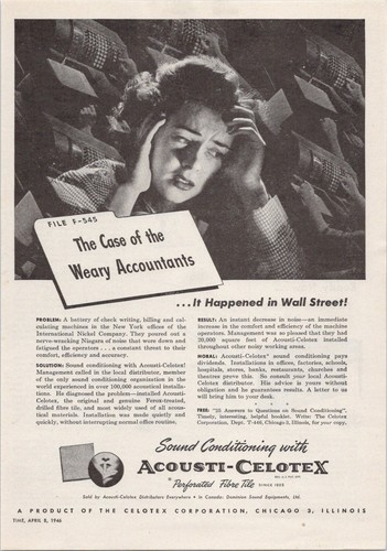 Celotex 1946 original - celotex, print