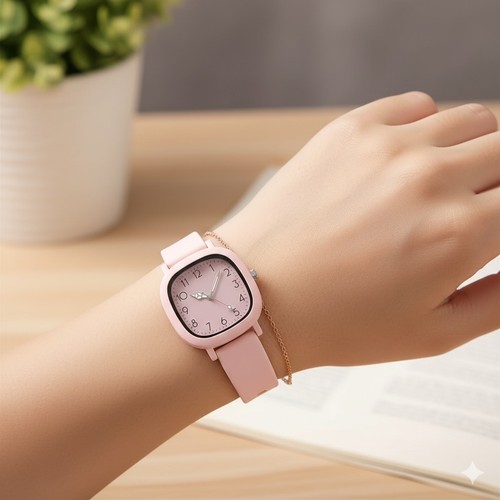 Elegant ladies square quartz - elegant,