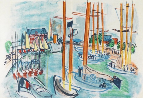 Raoul dufy sailing boats at - raoul,