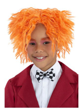 Kids mad hatter wig orange - wig,