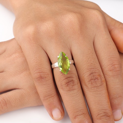 Peridot gemstone 925 sterling - peridot,