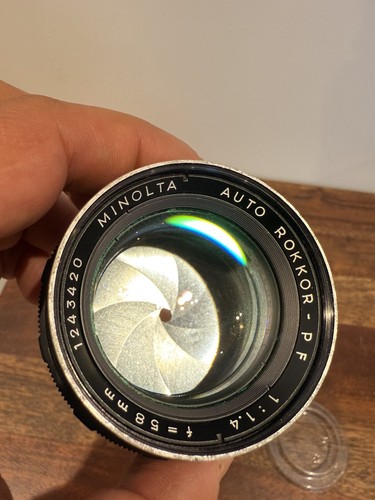 Vintage minolta auto rokkor - minolta, rokkor-pf