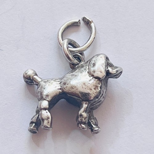 Vintage silver standard poodle - vintage,