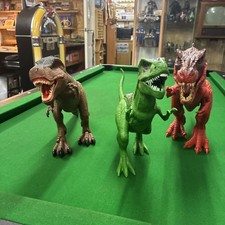 Three Big Dinosaurs Toys Used