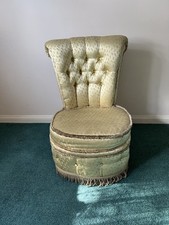 Vintage Tub Chair Button Back