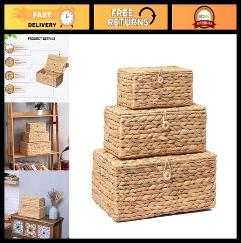 Set large wicker storage - set, 3