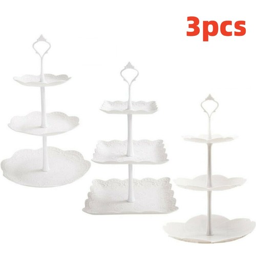 Layer dessert cake stand - 3x,