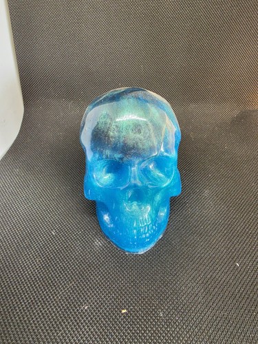 Handmade resin skull - skull, ocean