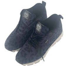 Gourmet The 35 Lite SP Navy Leopard Suede Leather Low Top Sneakers US 9.5
