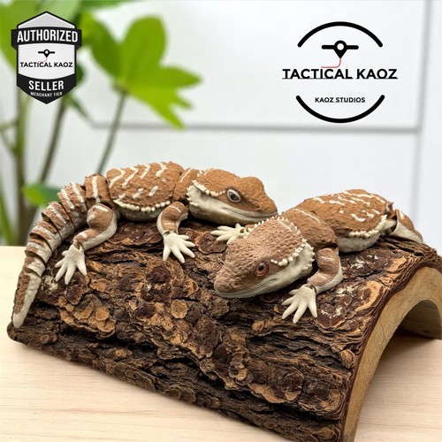 Articulated bearded dragon - bearded,