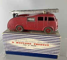 DINKY TOYS #955 COMMER FIRE ENGINE USED WITH ITS ORIGINAL BOX GOOD VINTAGE