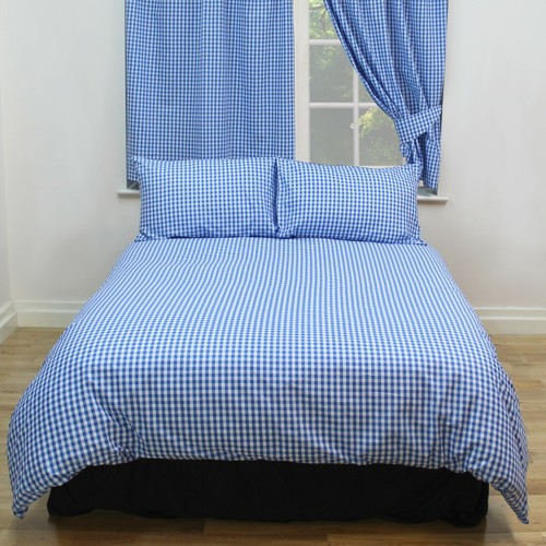 King size gingham check - king,