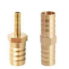 STRAIGHT Reducer JOINER TUBING BRASS BARB CONNECTOR PIPE HOSE Air Fuel Water Gas