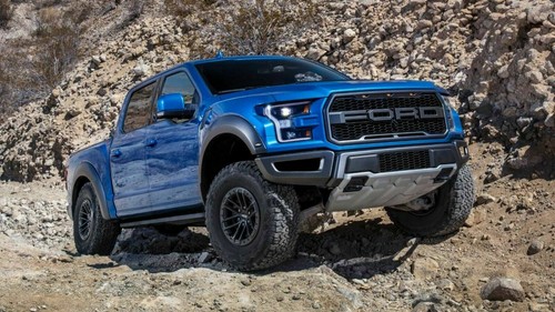 2019 ford 150 raptor - 2019, (blue)