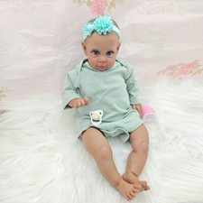 24" Black Reborn Baby Doll